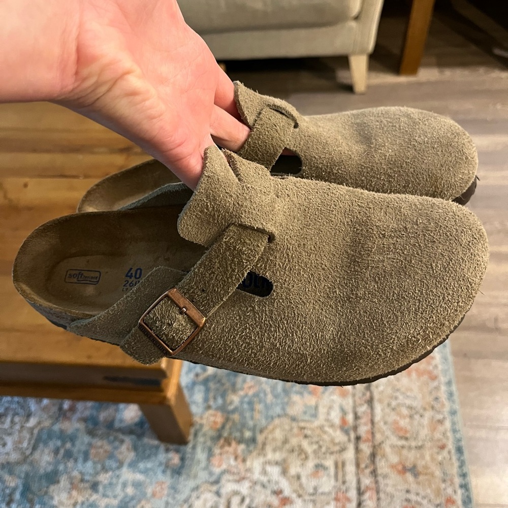 Birkenstock Boston soft in taupe